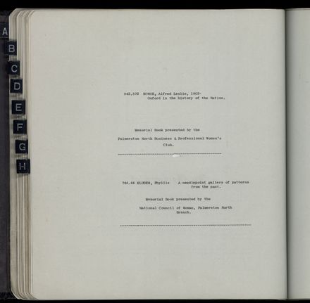 Memorial Book Register