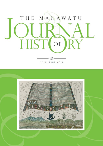 The Manawatū Journal of History: Issue 8