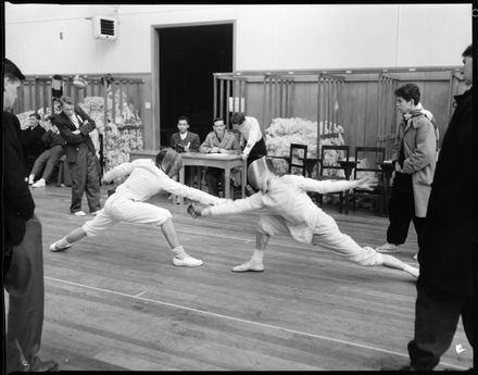 "Lightning Thrust Parried" Fencing at Winter Tournament - Resource cover image