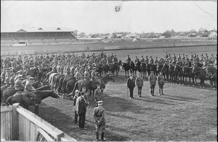 Medal presentation to members of the 6th Mounted Rifles