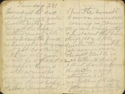 Shipboard diary p34