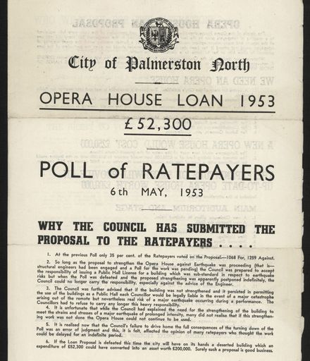 Opera House Loan Poll of Ratepayer Information Sheet1