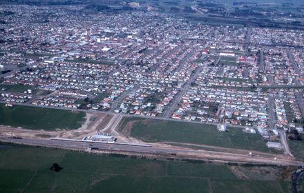 Aerial featuring Railway station and Matthews Avenue