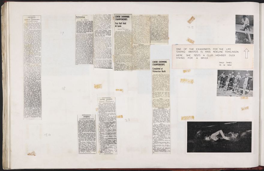 PN Amateur Swimming Club archive book