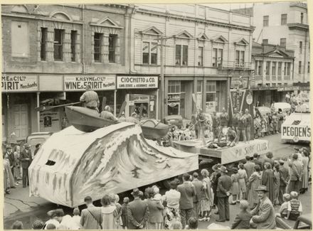 Surf Club float, Palmerston NOrth 75th jubilee