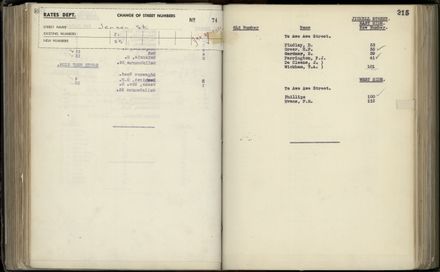 Street Renumbering Guide: Page 139