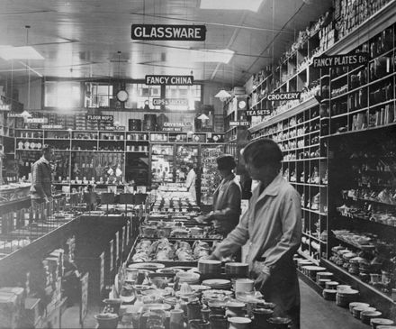 Staff working in the homeware section of Watchorns Limited