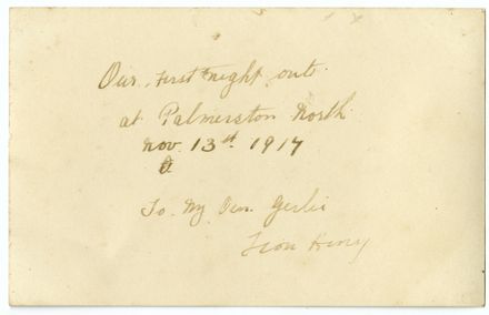 Our First Night Out - Postcard from Henry Ward