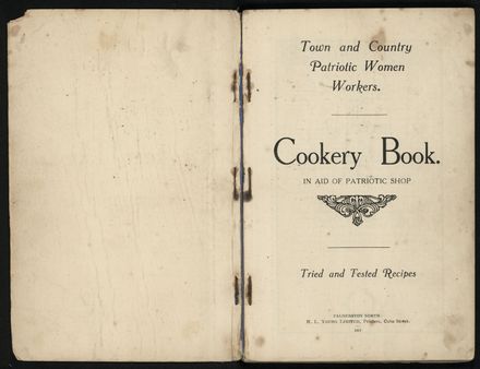Town and Country Patriotic Women Worker's Cookery Book: Page 2
