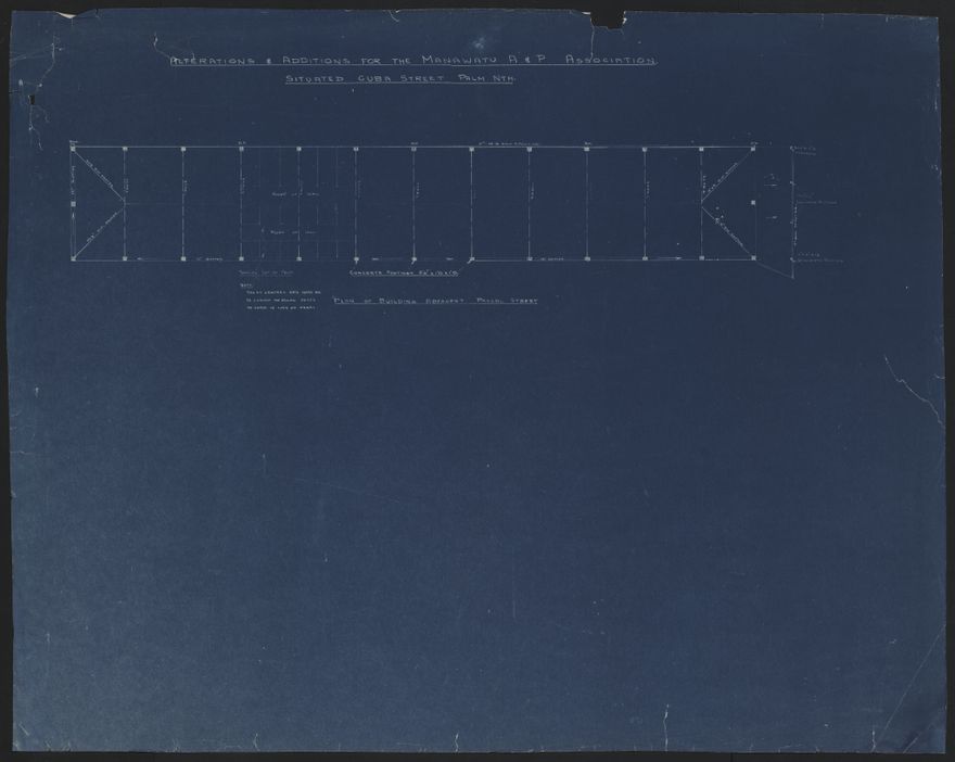 Architectural Plans for A&P Showgrounds, Cuba Street 10