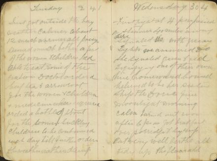 Shipboard diary p11