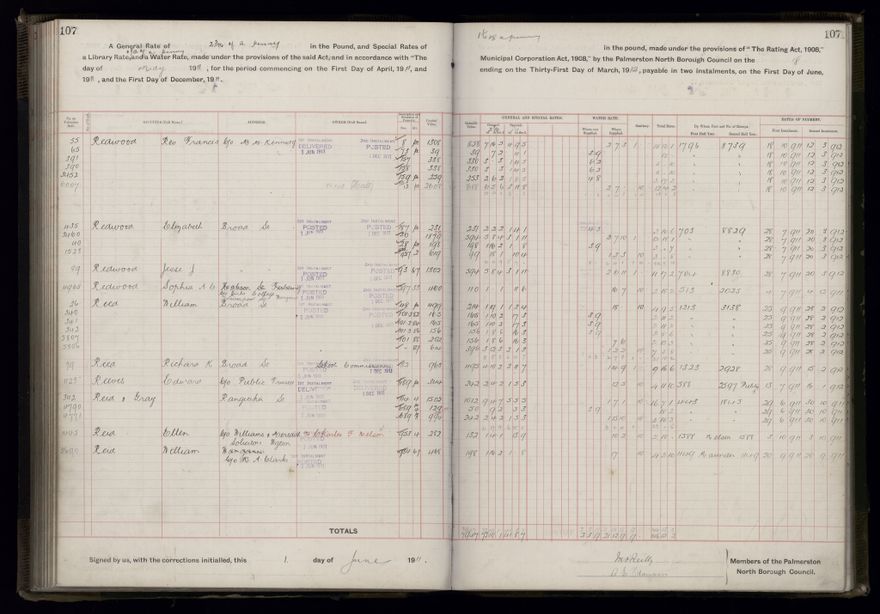 Rate book, 1911-1912 - 2021Pa_PNCC2-23-2-V19_034000-0110