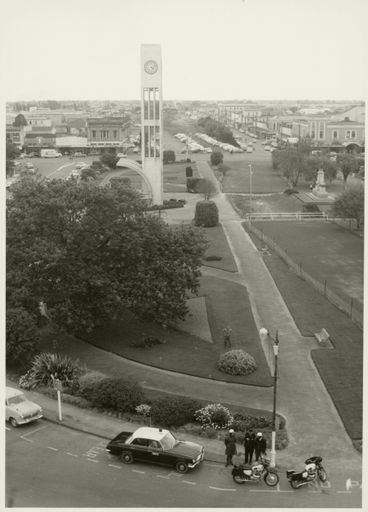 View of The Square from the new Public Library