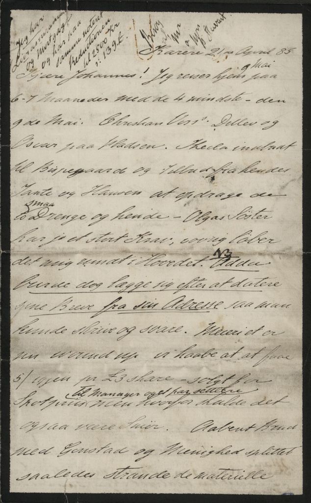 Letter from Viggo Monrad