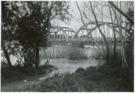 Manawatu River in Flood - Fitzherbert Bridge