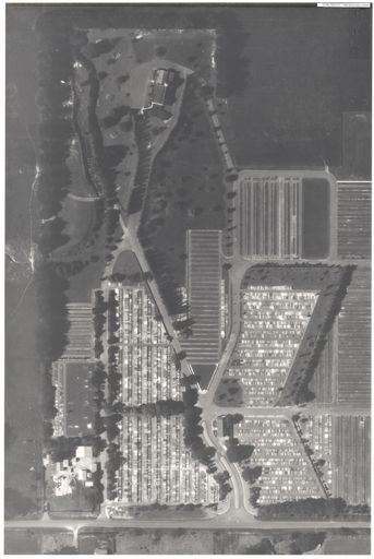 Aerial Map, 1986 - Kelvin Grove Cemetery