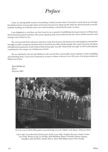 Council and Community: 125 Years of Local Government in Palmerston North 1877-2002 - Page 10