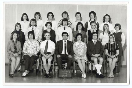 Highbury School - Staff photo 1973 - Resource cover image