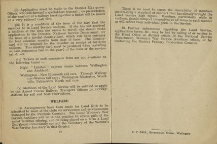 New Zealand Women’s Land Service Handbook of Information: Page 6