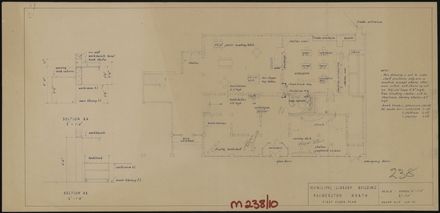 Plan of Municipal Library Building