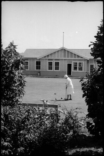 "Preparing to Make Her Stroke" Croquet