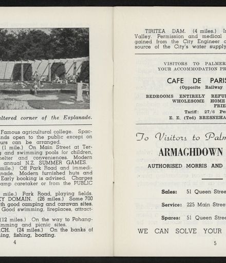Palmerston North Diary: April 1958 4