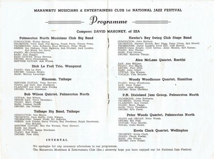 Jazz Festival Programme 1988 3