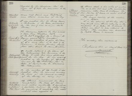 Manawatu Patriotic Society Minute Book (1916-1917) 112