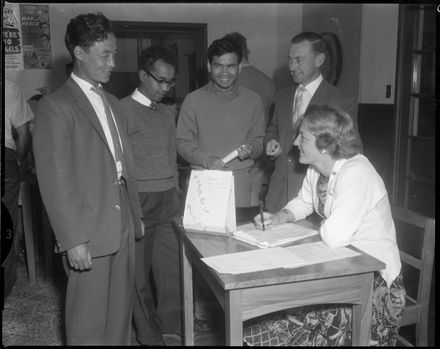 "Enrolment Day at Massey University" Colombo Plan Students Getting their Rooms - Resource cover image