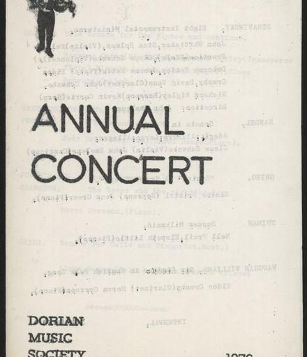 Dorian Music Society - Annual Concert