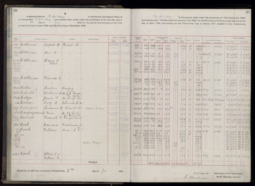 Rate book, 1916-1917 - 2021Pa_PNCC2-23-2-V24_034394-0033