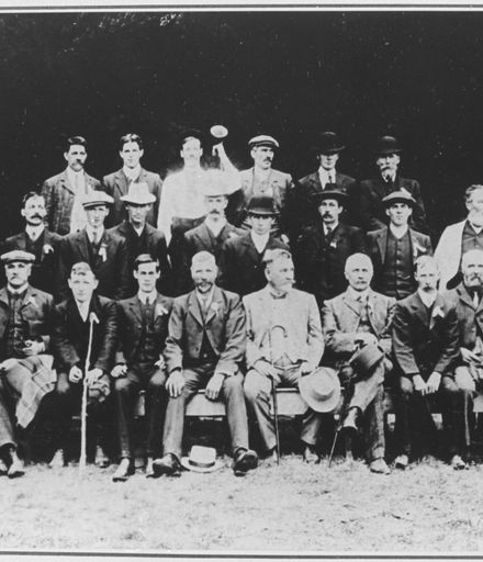 Members of the First Fitzherbert East Sports Club