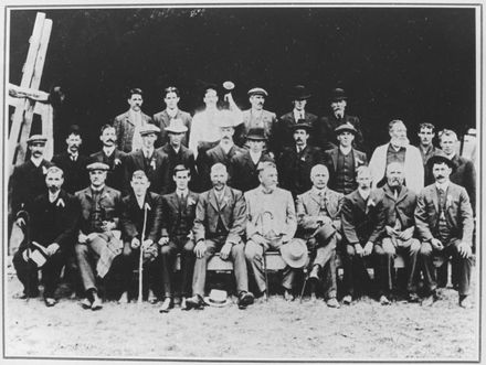 Members of the First Fitzherbert East Sports Club