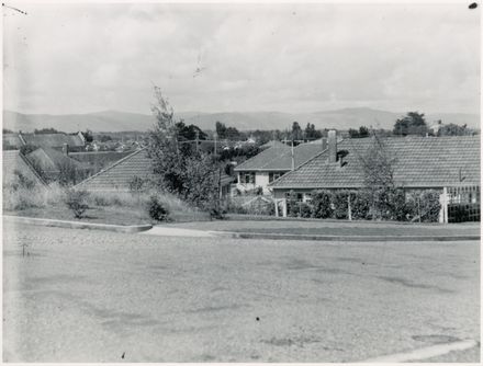 Overlooking Wharenui Terrace, Palmerston North