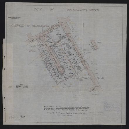 Survey Plans (subdivisions) 1938 - 1951