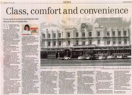 Memory Lane - Class, comfort and convenience - Resource cover image