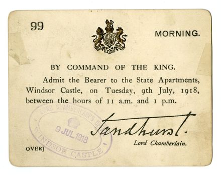 Les Miller WWI collection - invitation