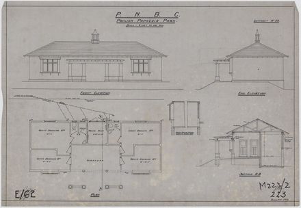 Plan of pavilion at Papaioea Park