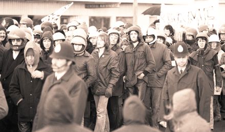 Anti-Apartheid and anti-Tour protest