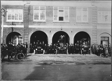 Firemen and engines, Cuba Street