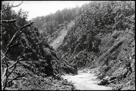 Eastern end of the Manawatu Gorge