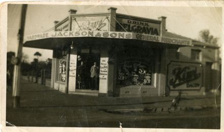 Jackson and Sons, corner of Fitzherbert and College Streets