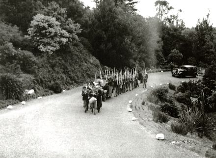 Sir Cyril Newell's visit to Massey Agricultural College, Palmerston North