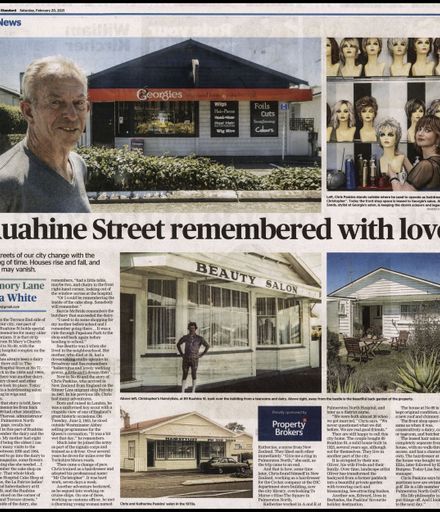 Memory Lane - "Ruahine Street remembered with love"