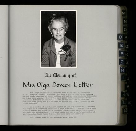 Memorial Book Register