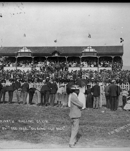 Page 1: The Grandstand at the Manawatu Racing Club Race Course, Palmerston North