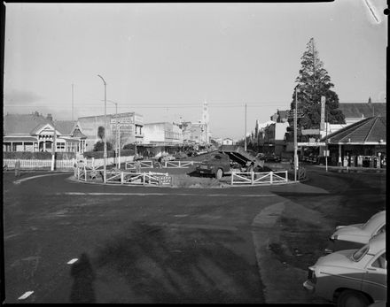 "Top Soil for the Roundabout" - Under Construction at the Broadway Avenue & Princess Street Intersection