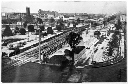 The Square with Snow