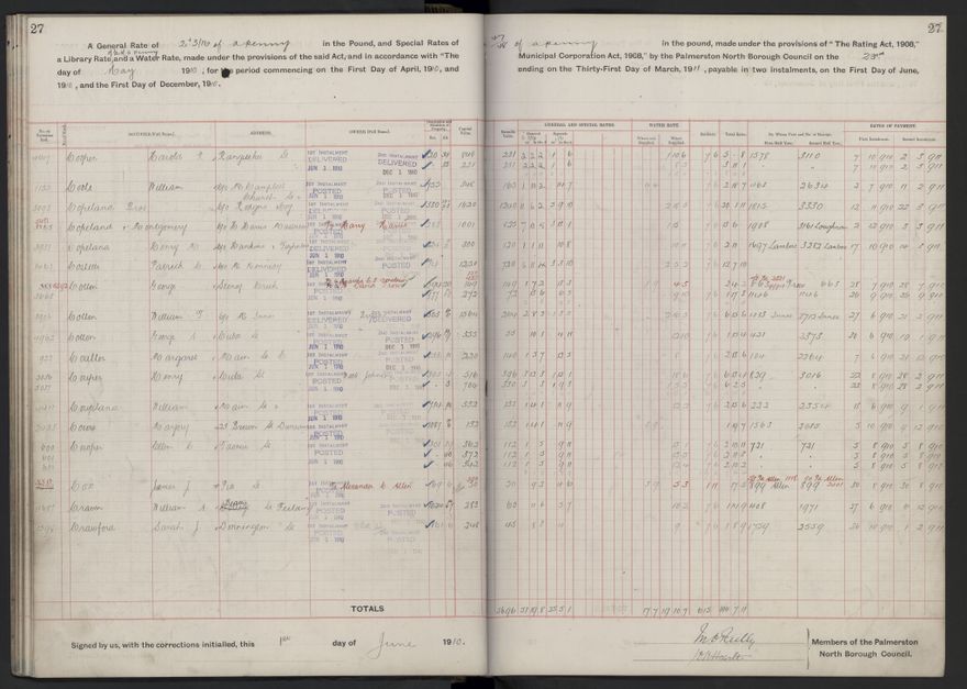Rate book, 1910-1911 - 2021Pa_PNCC2-23-2-V18_033999-0030
