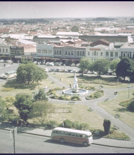 View of The Square from Hopwood Clock Tower - Coleman Mall